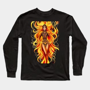 fire goddess Long Sleeve T-Shirt